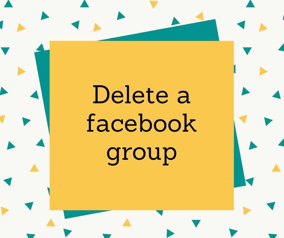 Group remove