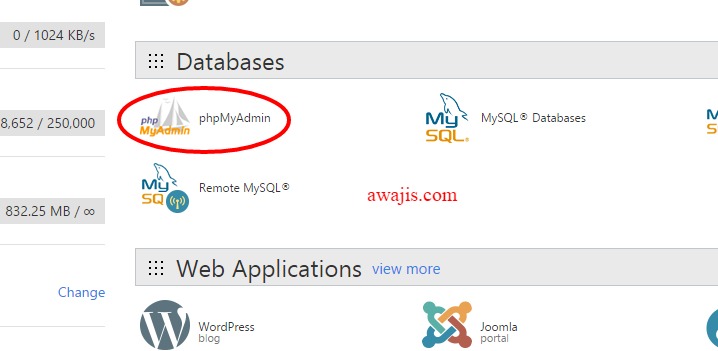 godaddy phpmyadmin update for security