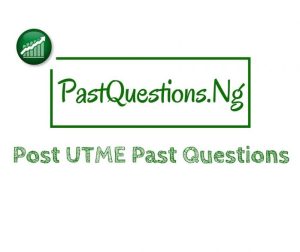 genuine post utme past questions