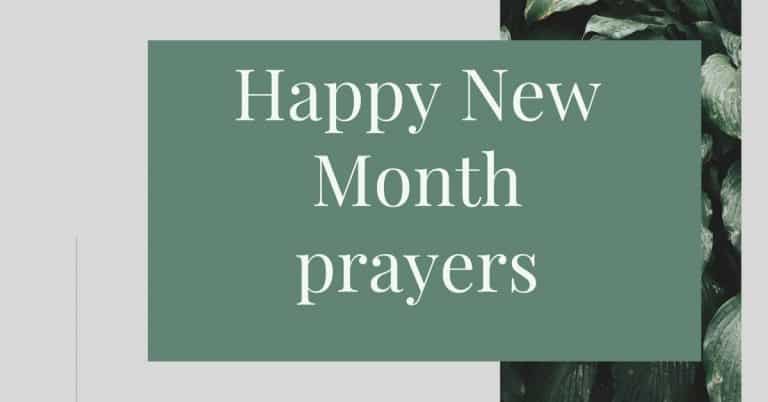 Happy New Month prayers
