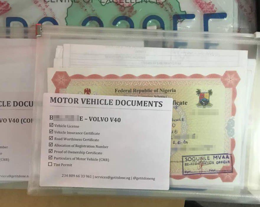 Car Papers In Nigeria List Of Vehicle Particulars You Cant Be Seen Without 6958