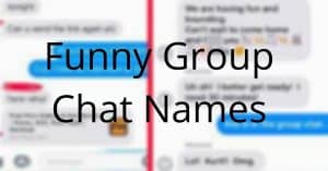 155 Most Funny Group Chat Names Approved List