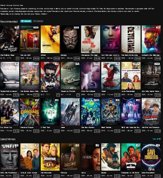 Free movie streaming sites [no sign up]